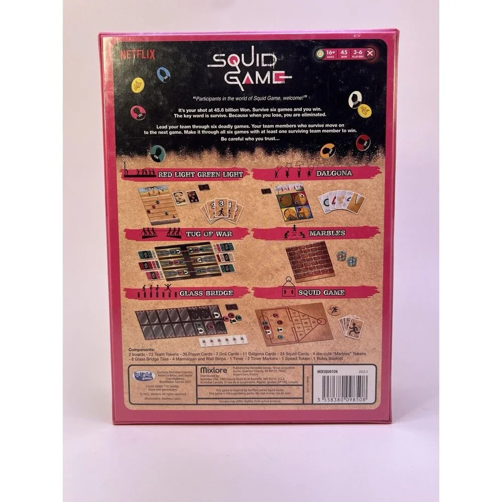 Sealed - Netflix Squid Game: Let the Games Begin Board Game - 2022